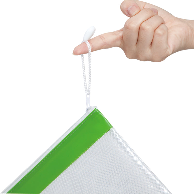 Comix zipper PVC mesh bag A2054/2055/2056/2057