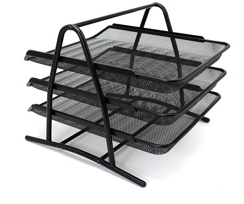 Three-layer metal file tray B15001D
