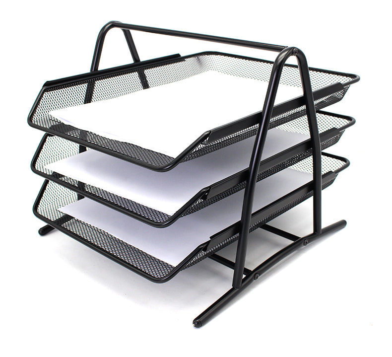 Three-layer metal file tray B15001D