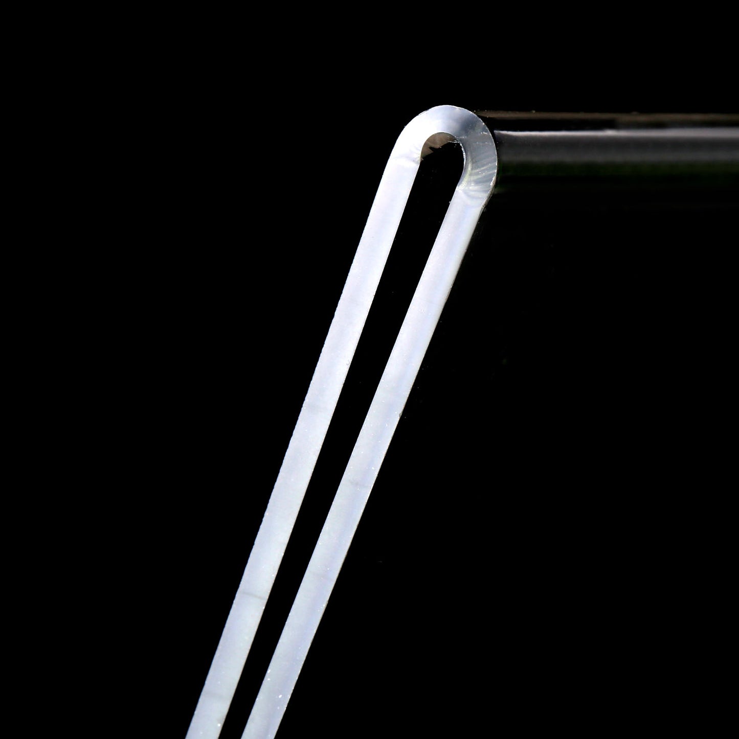 Reap aluminum T-shaped double-sided transparent acrylic display board