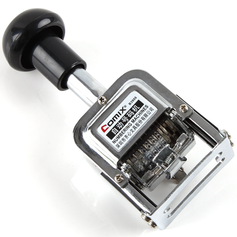 Comix 6-digit 7-digit 8-digit stainless steel automatic numbering machine B3906/B3907