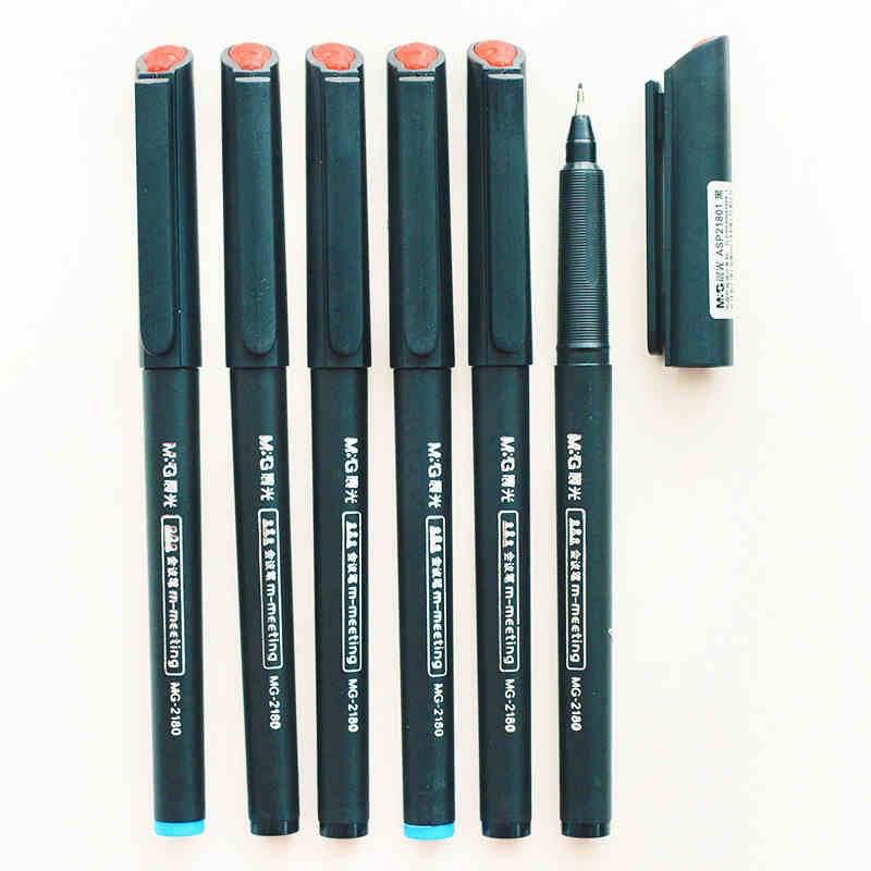 M&G MG-2180 gel pen 0.5 fiber tip
