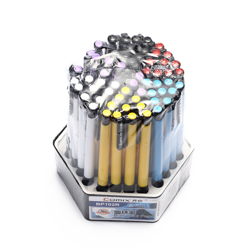 Comix 0.7mm blue ballpoint pen BP102R