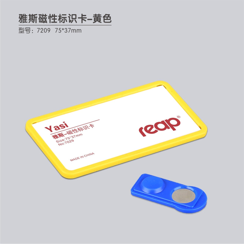 Reap 7029 employee name tag magnet style