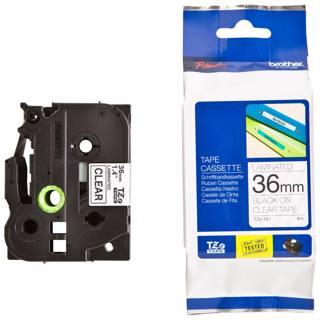 Brother 36mm 原廠護貝標籤帶 TZe-161/261/461/561/661/761 -長度8M