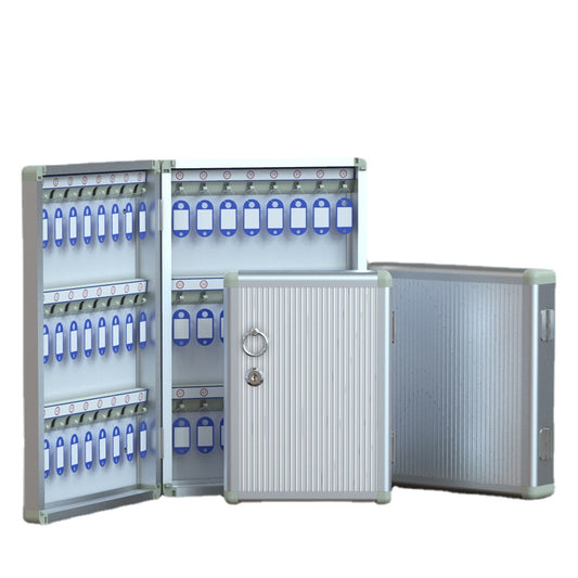 12-120 position aluminum alloy key box wall-mounted key management cabinet