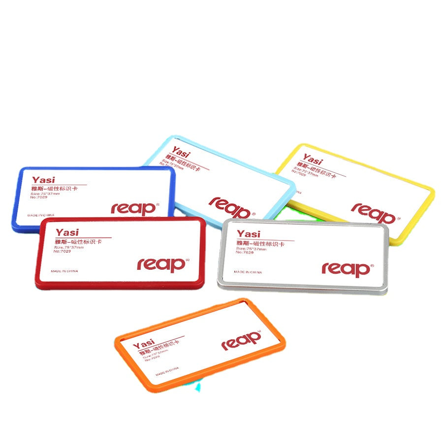 Reap 7029 employee name tag magnet style