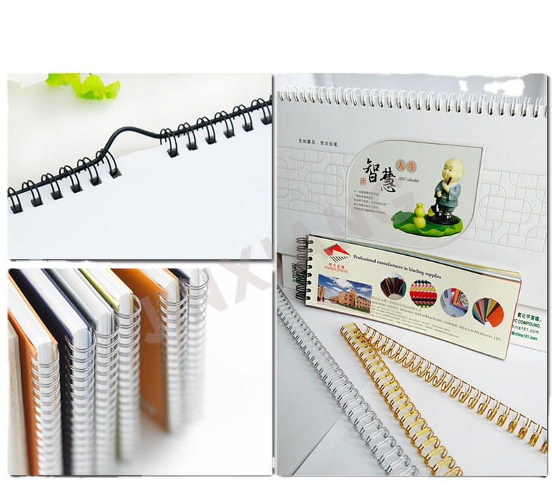 22.2m 7/8” 23 teeth 2:1 rubber coated iron coil loose-leaf double coil