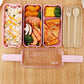 小麥秸稈食品級 3 層便當盒套組 | 900ml&600ml 附餐具