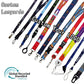 Lanyard logo customized PVC heat transfer neck rope satin nylon polyester lanyard personalized mobile phone teacher customized lanyard