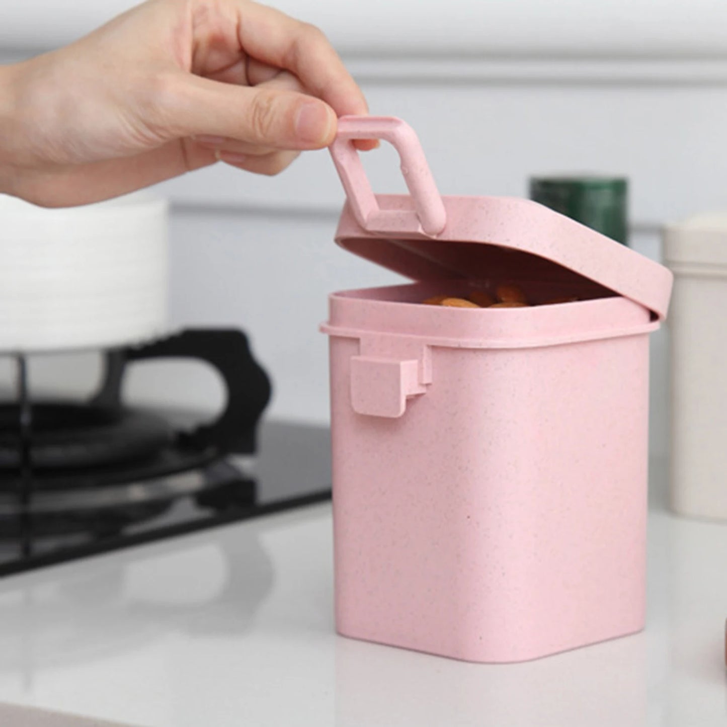 小麥秸稈食品級 3 層便當盒套組 | 900ml&600ml 附餐具