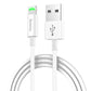 HOCO X43 suitable for Apple charging iPhone mobile phone charging data cable 2.4A fast charging luminous cable