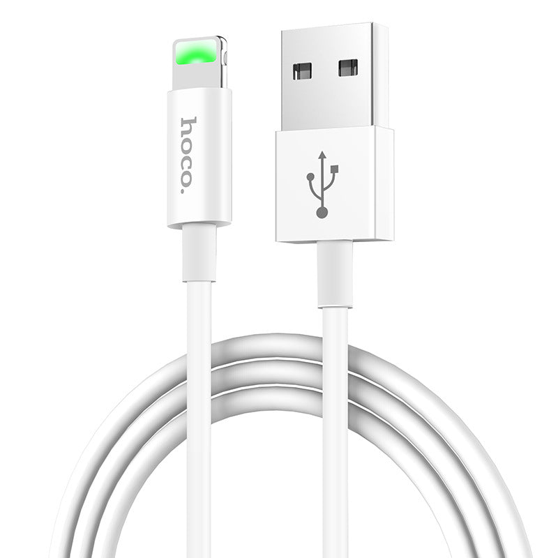 HOCO X43 suitable for Apple charging iPhone mobile phone charging data cable 2.4A fast charging luminous cable