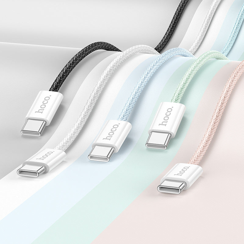 HOCO X104-60W Type-C to Type-C is suitable for Apple iphone15 fast charging cable