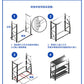 Warehouse shelf beam type medium heavy duty shelf warehouse storage rack metal shelf display shelf