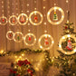 Christmas ring 10 series decorative lights room layout LED ice bar light string spot wholesale