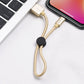 HOCO X35 is suitable for Apple iPhone mobile phone charging data cable braided short-line easy storage fast charging cable