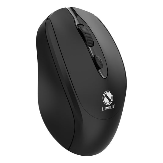 LIMEIDE Q1迷你2.4G無線滑鼠，適用於桌上型電腦、筆記本，辦公室商務可用，智慧省電
