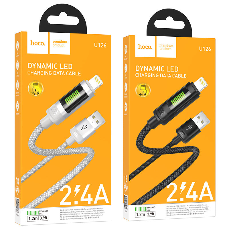 HOCO U126-100W marquee charging cable PD27W is suitable for fast charging of Apple Type-C mobile phones