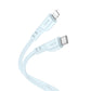 HOCO X97-PD60W is suitable for Apple PD20W Android Type-C silicone fast charging data cable