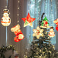 Christmas decorative lights, curtain lights, LED lights, Christmas window decorations, gypsophila, ice strip lights, waterproof