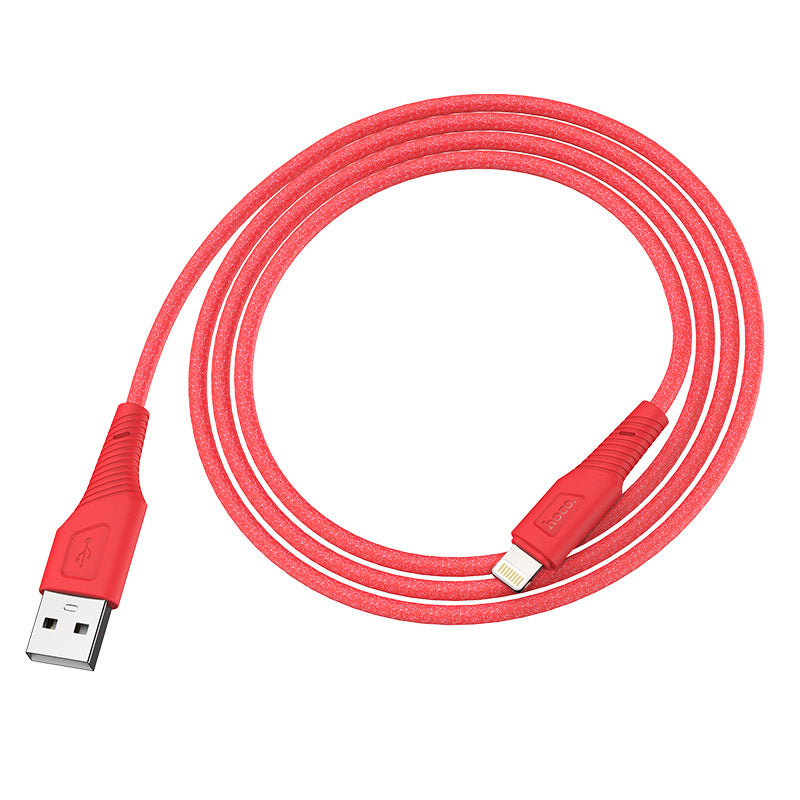 HOCO X58 mobile phone silicone charging data cable is suitable for Apple Android type-c fast charging cable