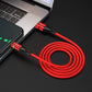 HOCO U93 suitable for Apple data cable wholesale nylon braided Android fast charging charging cable with indicator light