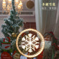 Christmas light string 3D hanging light LED light bell snowflake elk decorative lantern battery light window decoration