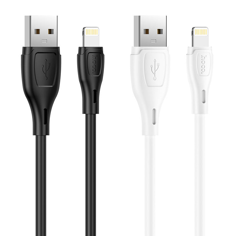 HOCO X61 silicone charging data cable is suitable for Apple 2.4A fast charging charging cable and Android universal