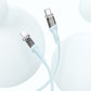 HOCO U111 transparent 60W charging data cable 3A cable is suitable for Type-C Apple PD20W fast charging