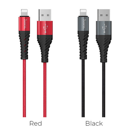 HOCO X38 is suitable for Apple data cable nylon braided Android Type-C fast charging cable ultra short 25cm