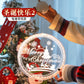 Christmas light string 3D hanging light LED light bell snowflake elk decorative lantern battery light window decoration