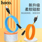 HOCO X21 Plus mobile phone silicone charging data cable is suitable for Apple Android type-C extension 2m