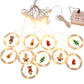 Christmas ring 10 series decorative lights room layout LED ice bar light string spot wholesale