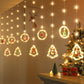 Christmas ring 10 series decorative lights room layout LED ice bar light string spot wholesale