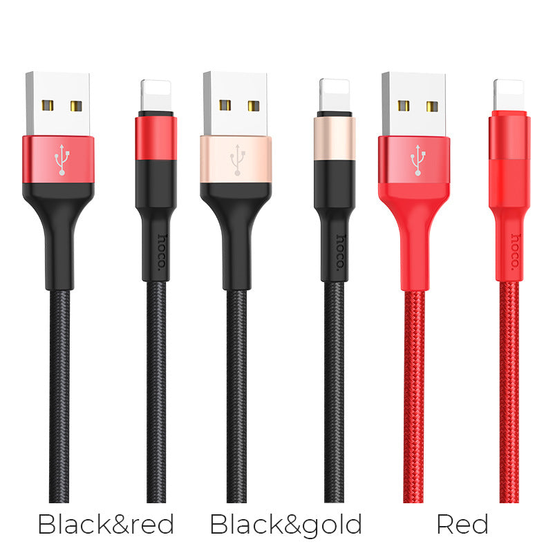 HOCO X26 is suitable for Apple data cable and Android micro interface type-C mobile phone fast charging charging cable