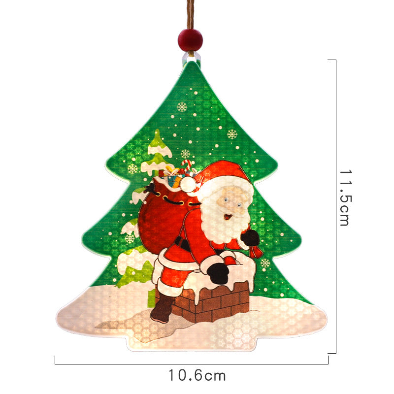 Christmas Decorative Lights Christmas Tree LED Pendants Outdoor Decoration Shop Window Decoration