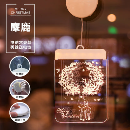 Christmas decoration lights star lights led light string room window decoration indoor festive atmosphere