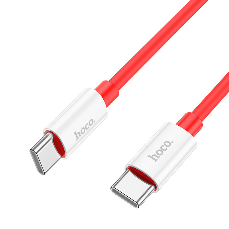 HOCO X87 PD60W is suitable for Apple PD20W Android Type-C silicone fast charging charging data cable