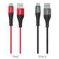 HOCO X38 is suitable for Apple data cable nylon braided Android Type-C fast charging cable ultra short 25cm