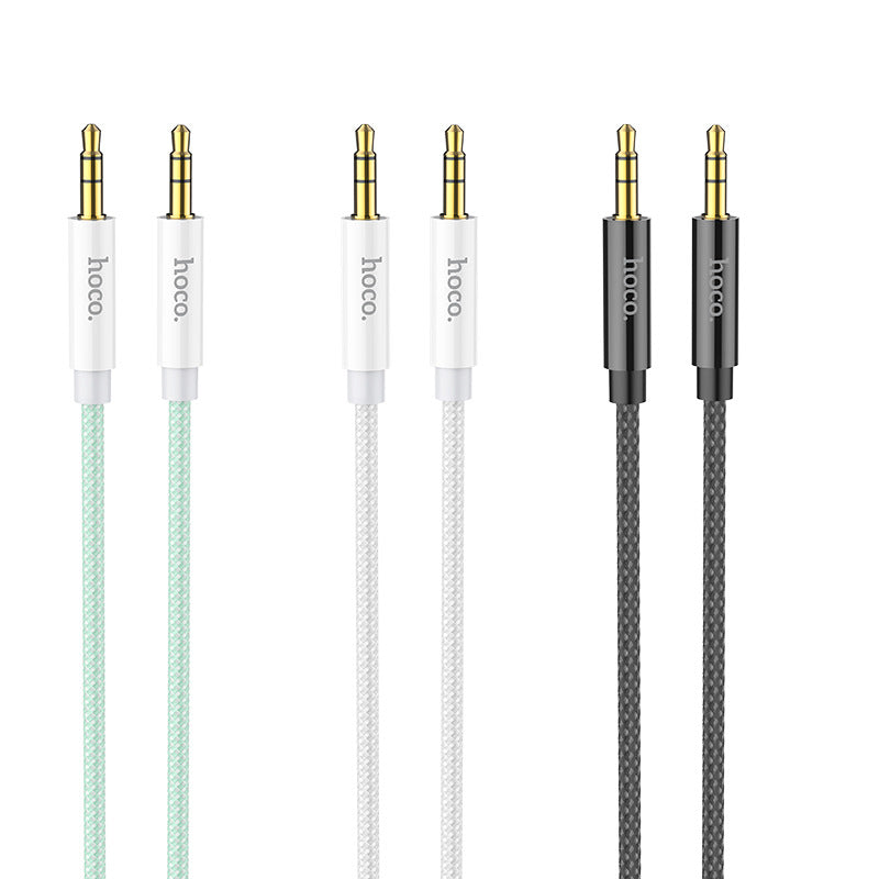 HOCO UPA19 AUX audio cable 3.5mm male to male live broadcast to recording cable mobile phone car speaker