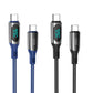 HOCO S51 100W digital display charging data cable is suitable for Type-C notebook Apple PD20W fast charging