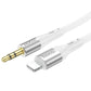 HOCO UPA22 is suitable for Apple digital silicone audio conversion cable Lightning to DC3.5 male