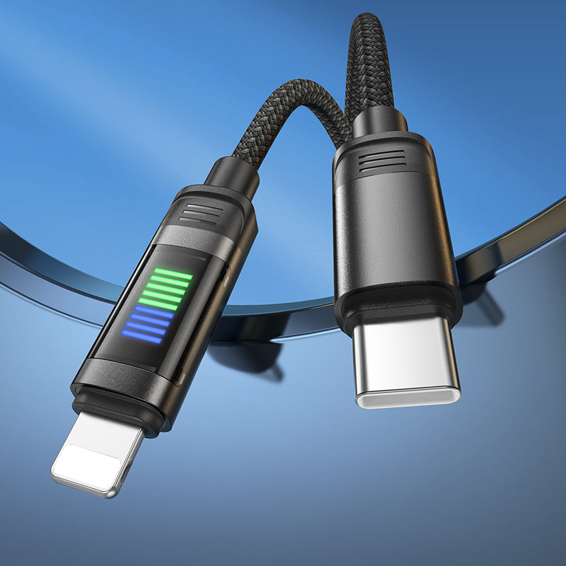 HOCO U126-100W marquee charging cable PD27W is suitable for fast charging of Apple Type-C mobile phones