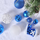 Christmas decorations 128 tree top star electroplated hanging ornaments Christmas tree decoration pendants Christmas ball set