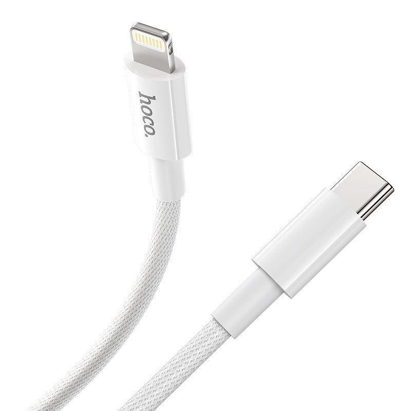 HOCO X56 PD20W charging data cable is suitable for iPhone12 nylon fiber braided fast charging cable