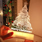 Christmas Decorative Lights Christmas Tree Elk Snowman Ornaments Light Night Light LED String Lights Spot Wholesale