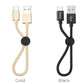 HOCO X35 is suitable for Apple iPhone mobile phone charging data cable braided short-line easy storage fast charging cable