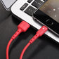 HOCO X30 liquid charging data cable with light is extended for Apple and Android typec