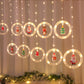 Christmas ring 10 series decorative lights room layout LED ice bar light string spot wholesale